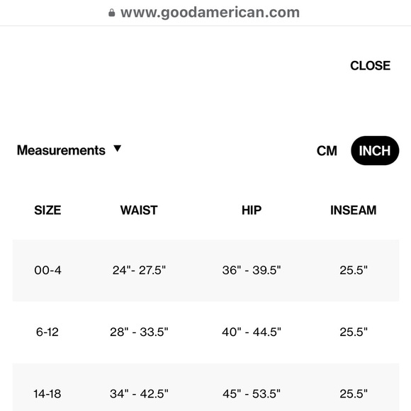 Good American Jeans Always Fits Size 6-12 Dark Blue Tapered Leg High Waist - Picture 11 of 11